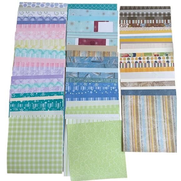 Close To My‎ Heart Paper Pack LOT 78 All Ocassions 12x12 Printed Cardstock - Picture 1 of 5